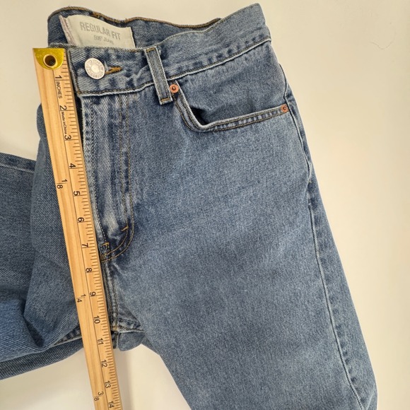 VTG Levi's 505 Regular Fit Classic‎ Men's Blue Y2K Jeans Made in Egypt 33X32 - Picture 5 of 11